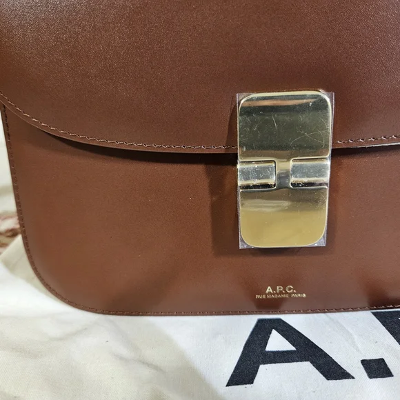 A.P.C Grace Small Bag_Hazelnut - APC - Picture 6 of 12